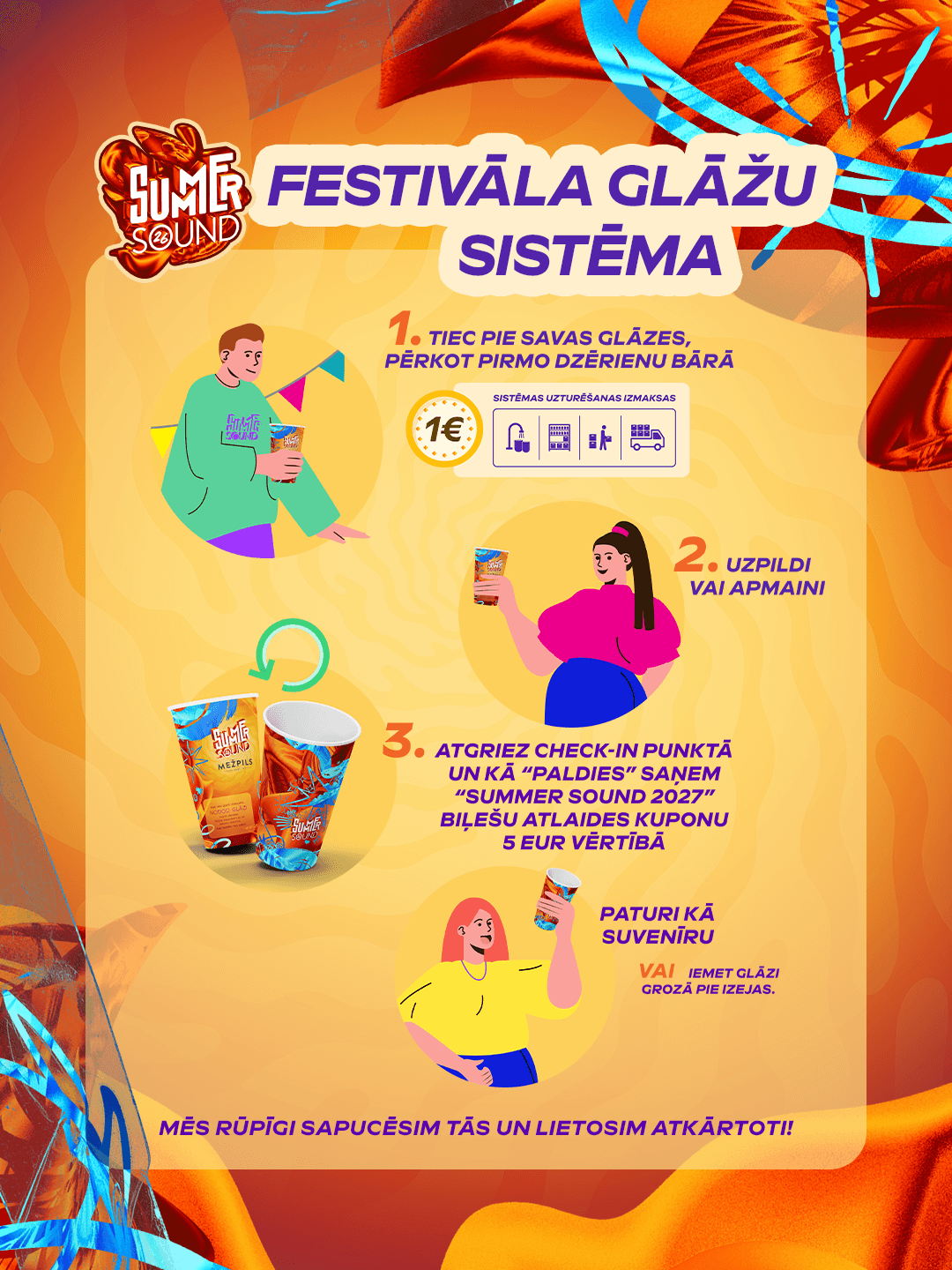 festivāla glāzes
